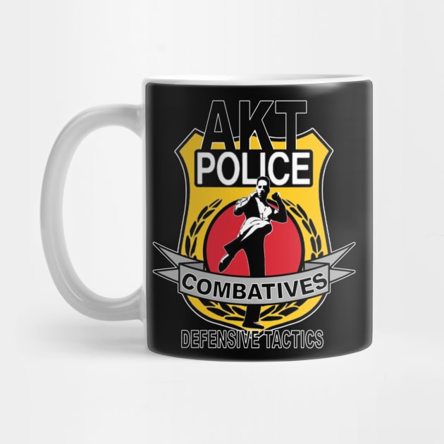 AKT Police Combatives - Small Gold Badge Left Chest by AKTionGear